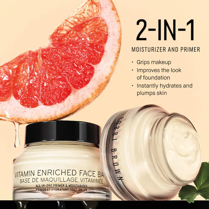 Bobbi Brown
Vitamin Enriched Face Base Moisturizer & Primer with Vitamin C + Hyaluronic Acid