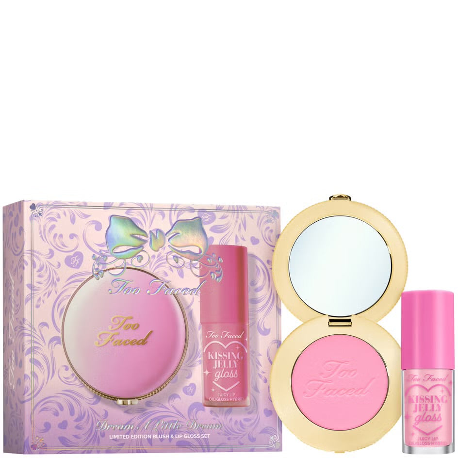 Too Faced Dream A Little Dream Limited Edition Blush & Lip Gloss Set