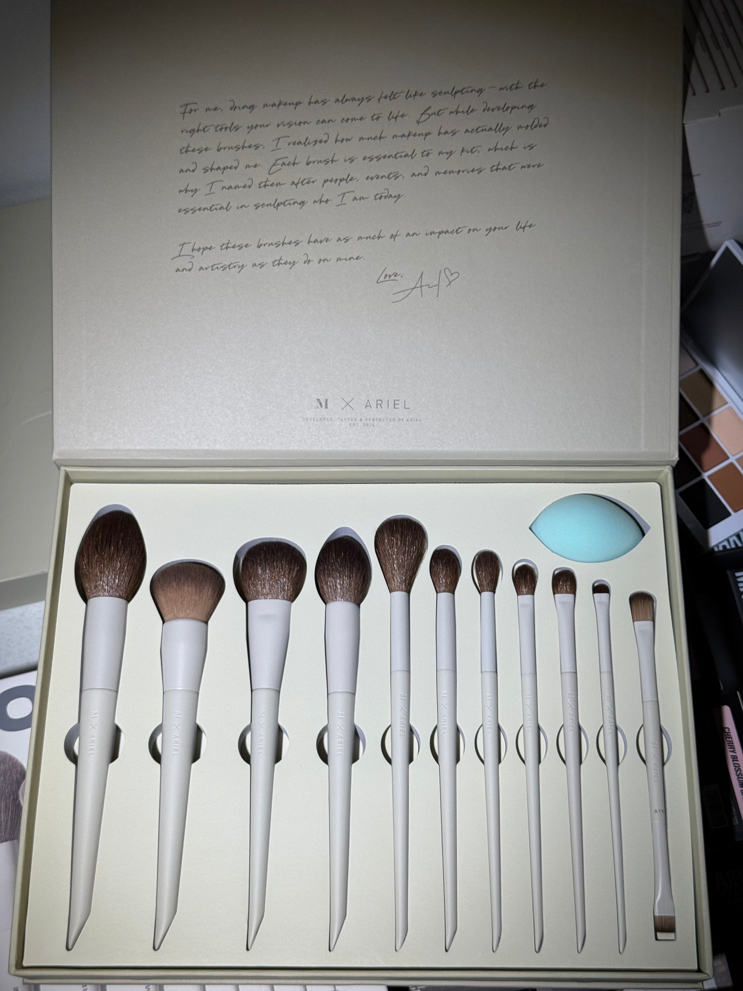 Morphe X Ariel
Signature Look 12 Piece Face+Eye Brush Set