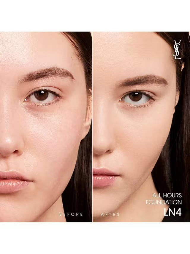 YSL
All Hours Foundation 
Full Cover-Luminous Matte-All Day Longwear SPF39