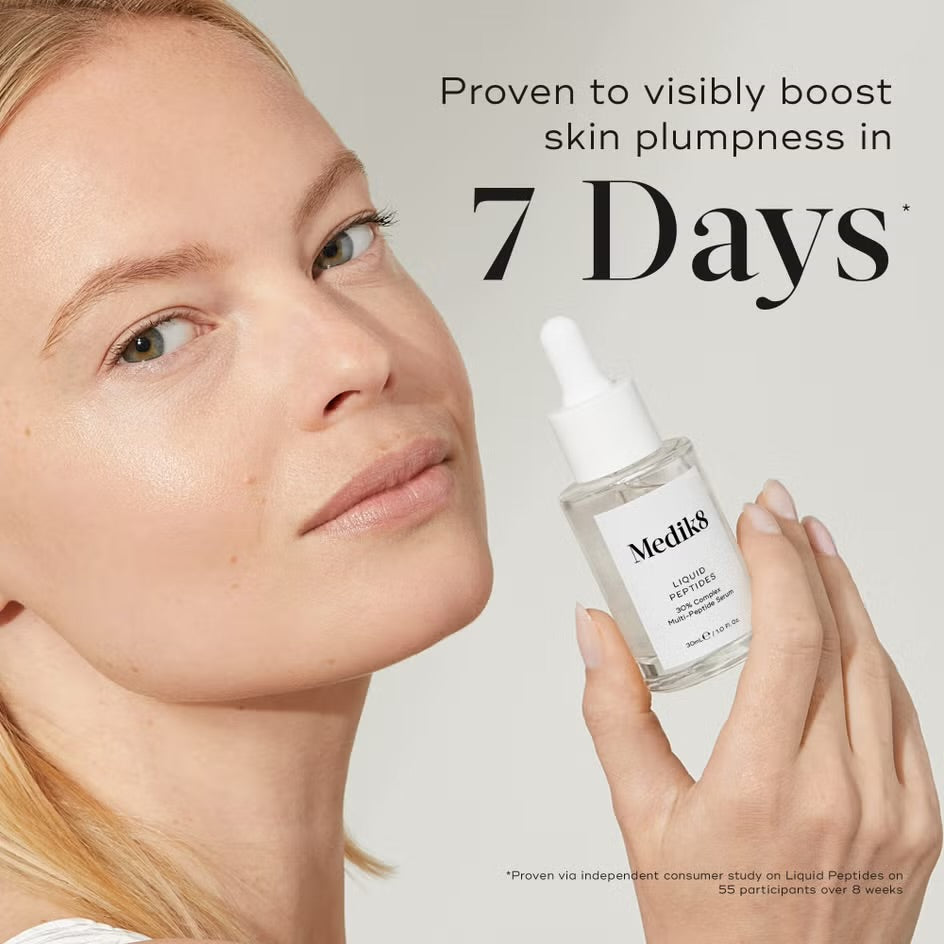 Medik8
Liquid Peptides 
30% Complex Multi-Peptide Serum 30 ml