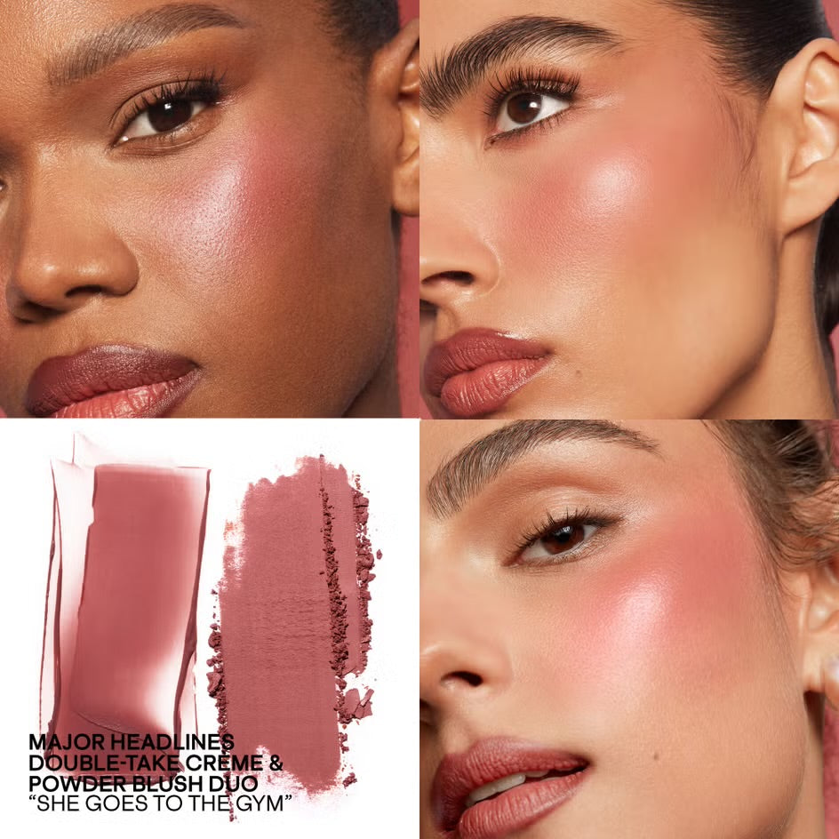 PATRICK TA
Major Headlines Double-Take Cream and Powder Blush Duo