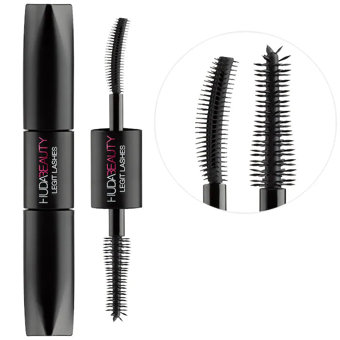 HUDA BEAUTY
Mini LEGIT LASHES Double-Ended Volumizing and Lengthening Mascara