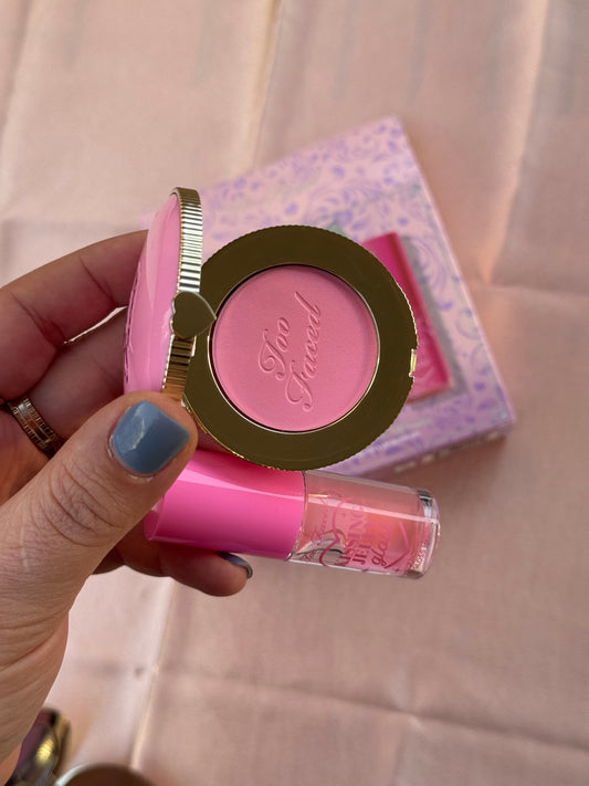 Too Faced Dream A Little Dream Limited Edition Blush & Lip Gloss Set