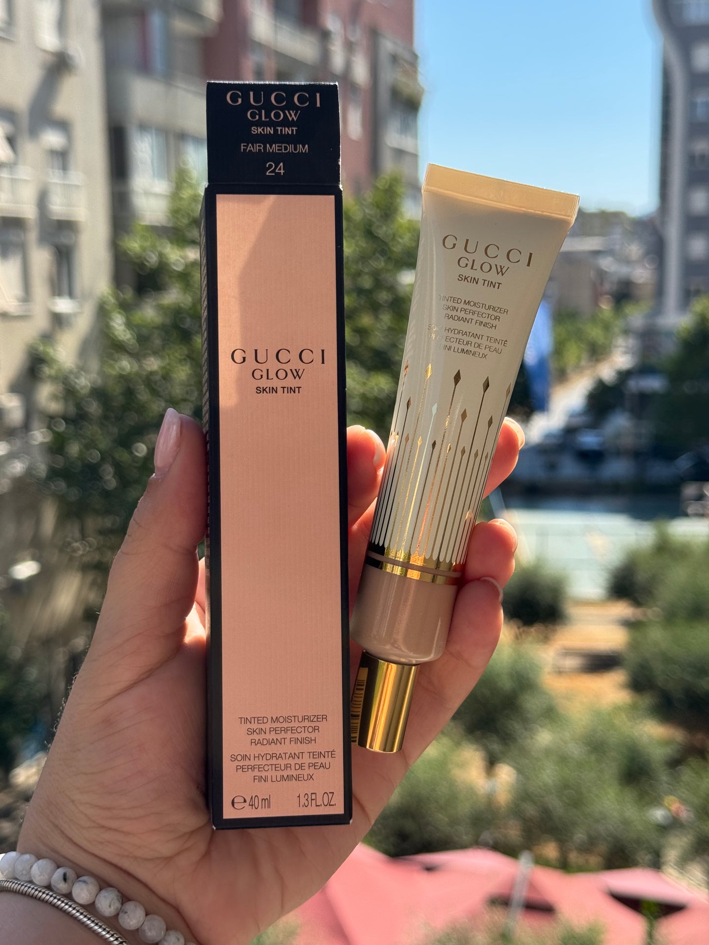 Gucci
Glow Skin Tinted Moisturizer with Hyaluronic Acid & Bakuchiol