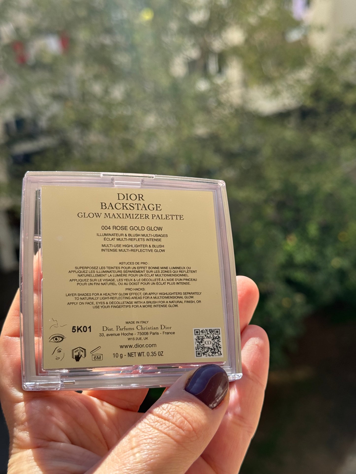 DIOR
Backstage Glow Maximizer Face Palette