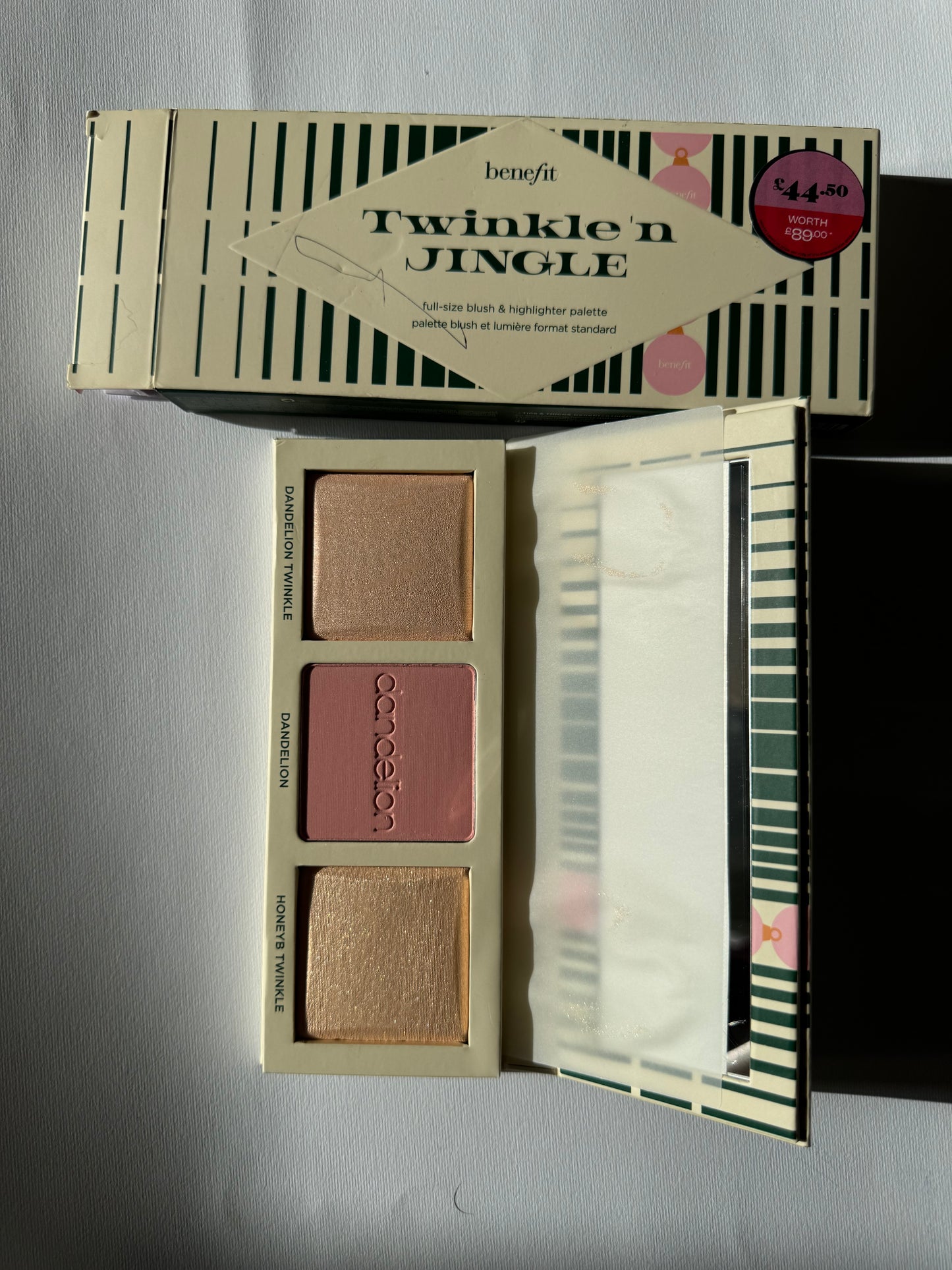 Benefit Twinkle’N Jingle                   Full Size Blush & Highlighter Palette