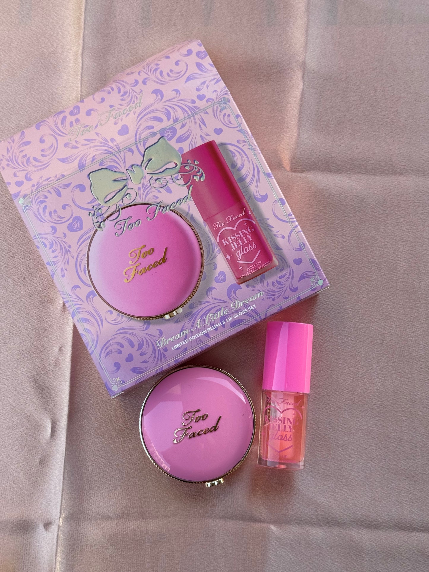 Too Faced Dream A Little Dream Limited Edition Blush & Lip Gloss Set