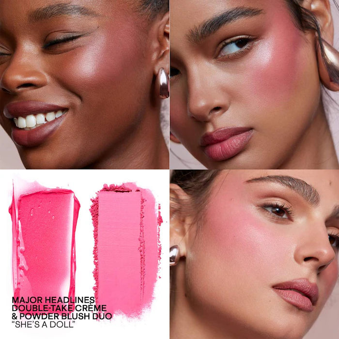 PATRICK TA
Major Headlines Double-Take Crème & Powder Blush Duo