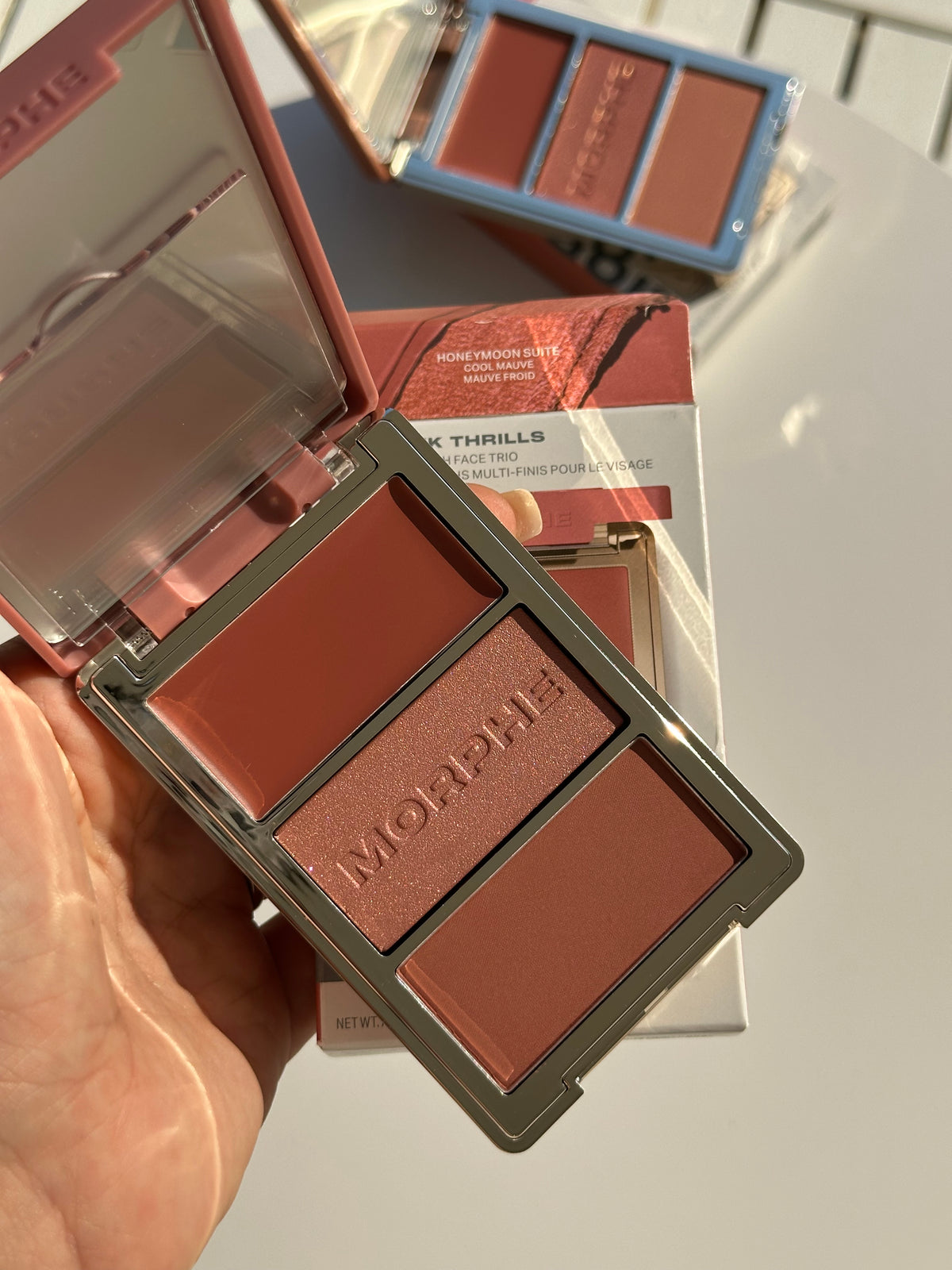 MORPHE
CHEEK THRILLS MULTI-FINISH FACE TRIO