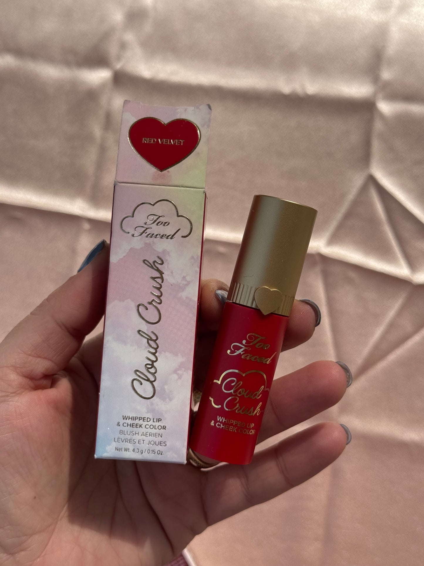 Too Faced 
Cloud Crush Whipped Lip & Cheek Blush
