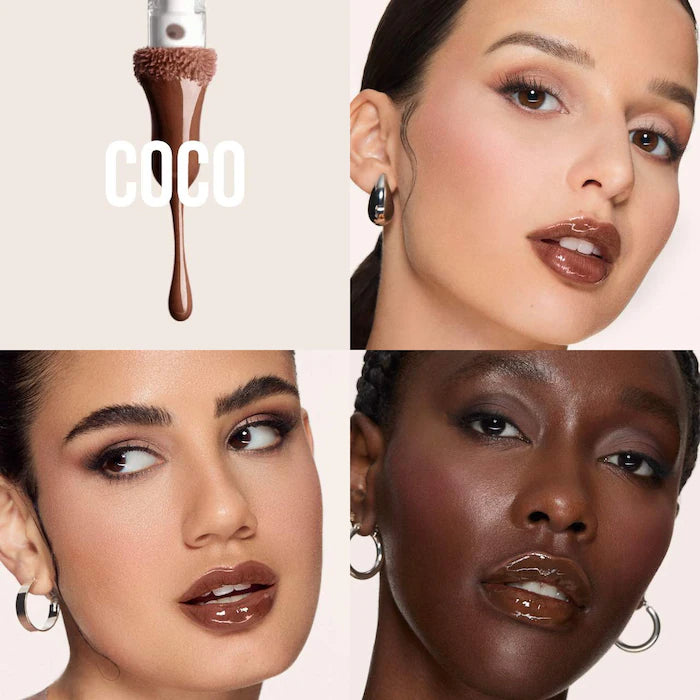 HUDA BEAUTY
Faux Filler Shiny Non-Sticky Lip Gloss