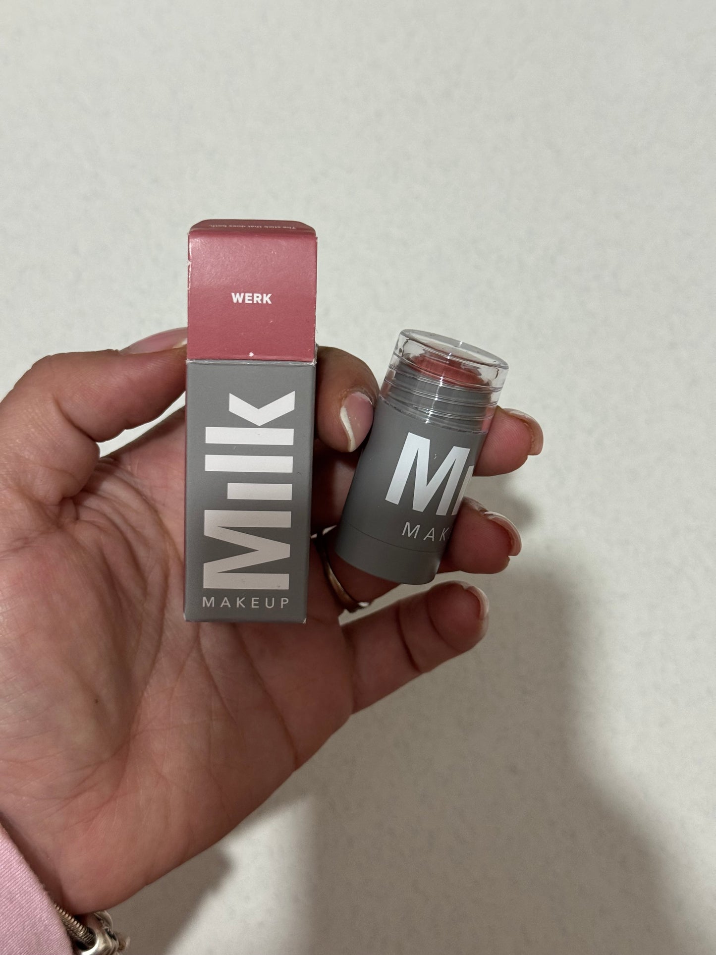 MILK MAKEUP
Lip + Cheek Non-Comedogenic Cream Blush Stick