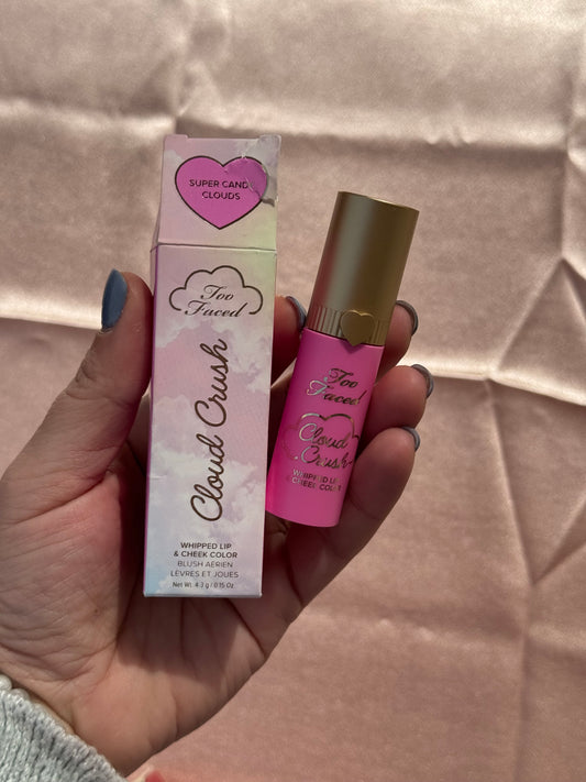 Too Faced 
Cloud Crush Whipped Lip & Cheek Blush
