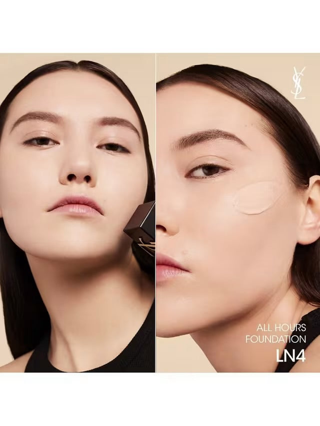 YSL
All Hours Foundation 
Full Cover-Luminous Matte-All Day Longwear SPF39