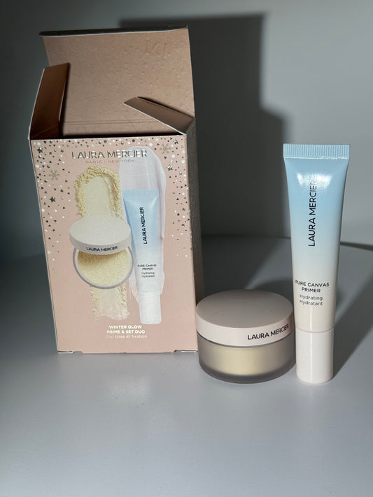 Laura Mercier
Winter Glow Prime and Set Duo