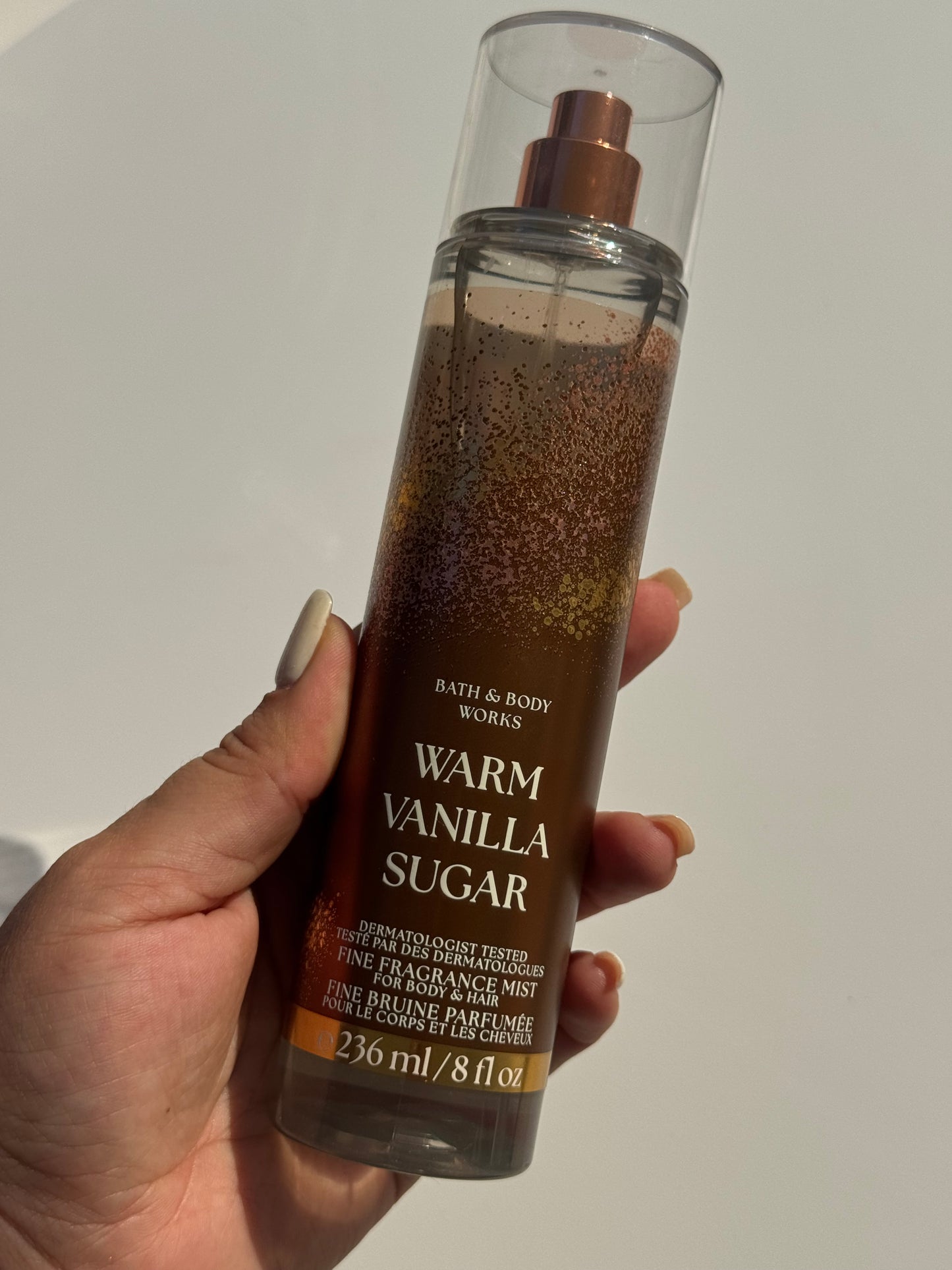 Bath & Body Works
Warm Vanilla Sugar
Fine Fragrance Mist For Body & Hair 236 ml