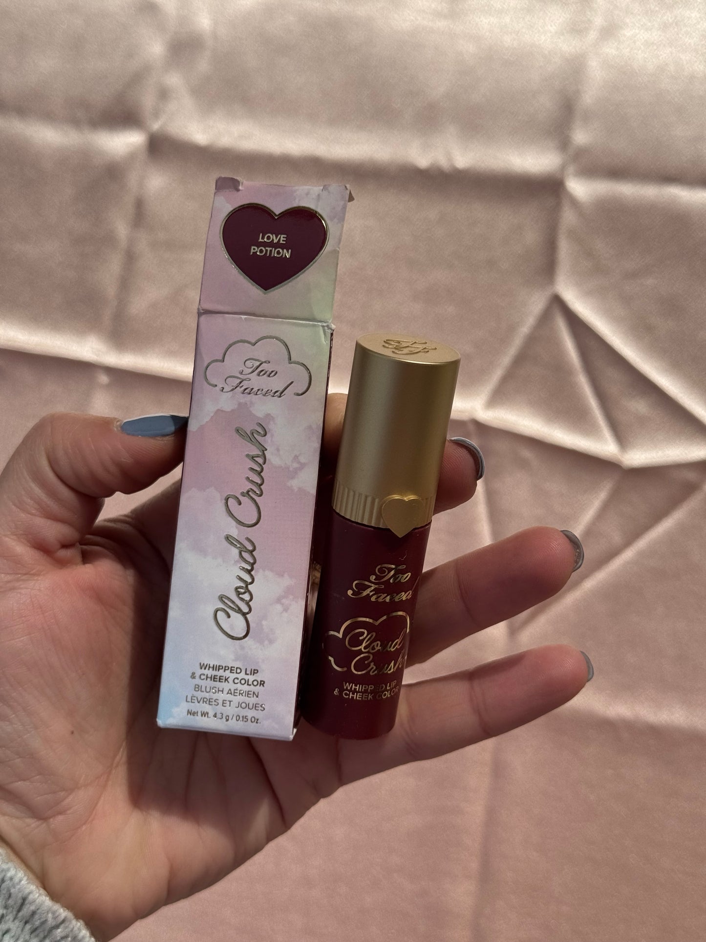 Too Faced 
Cloud Crush Whipped Lip & Cheek Blush