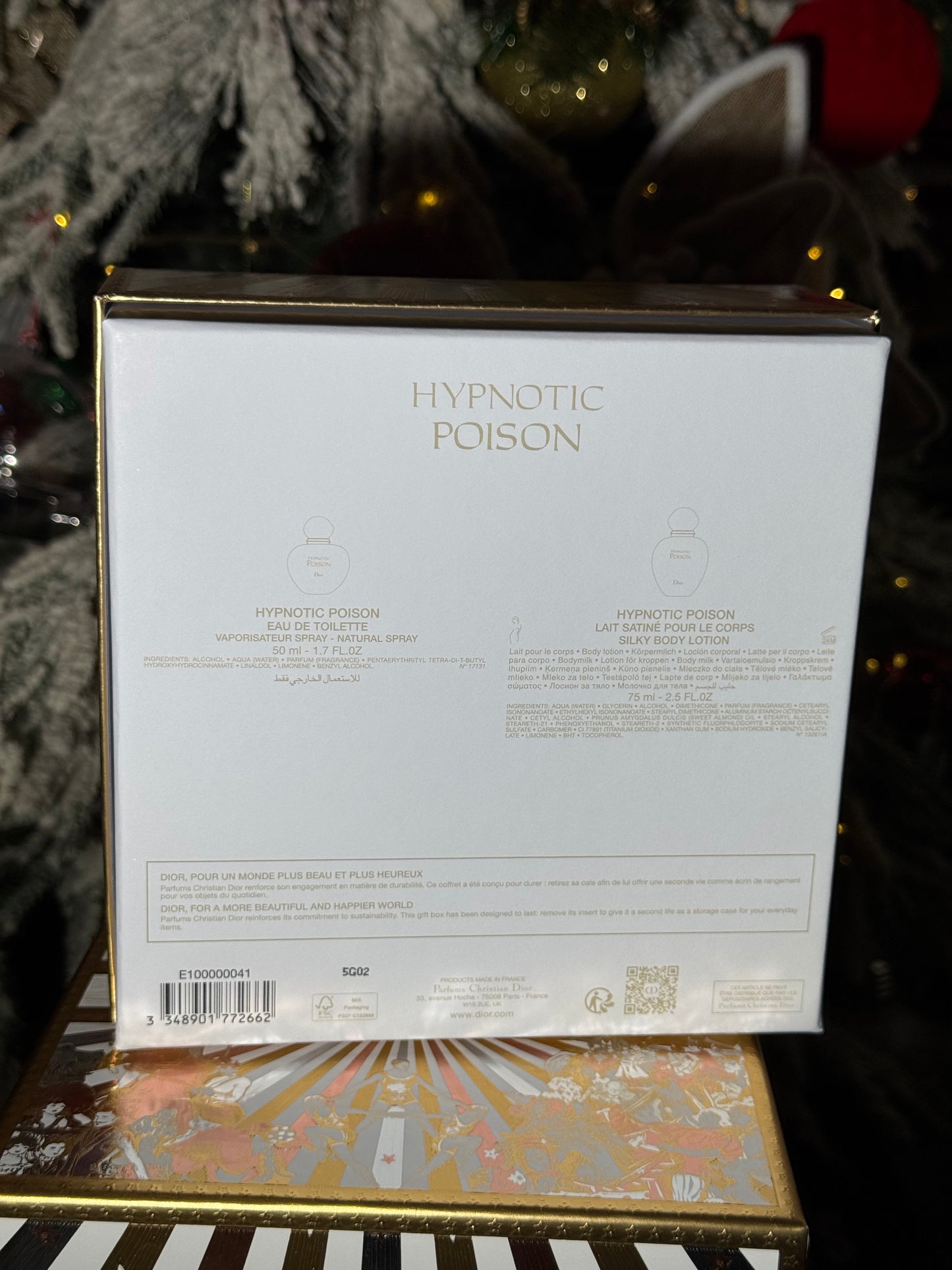 Dior Gift Set
Hypnotic Poison EAU DE TOILETTE
50ml+75ml