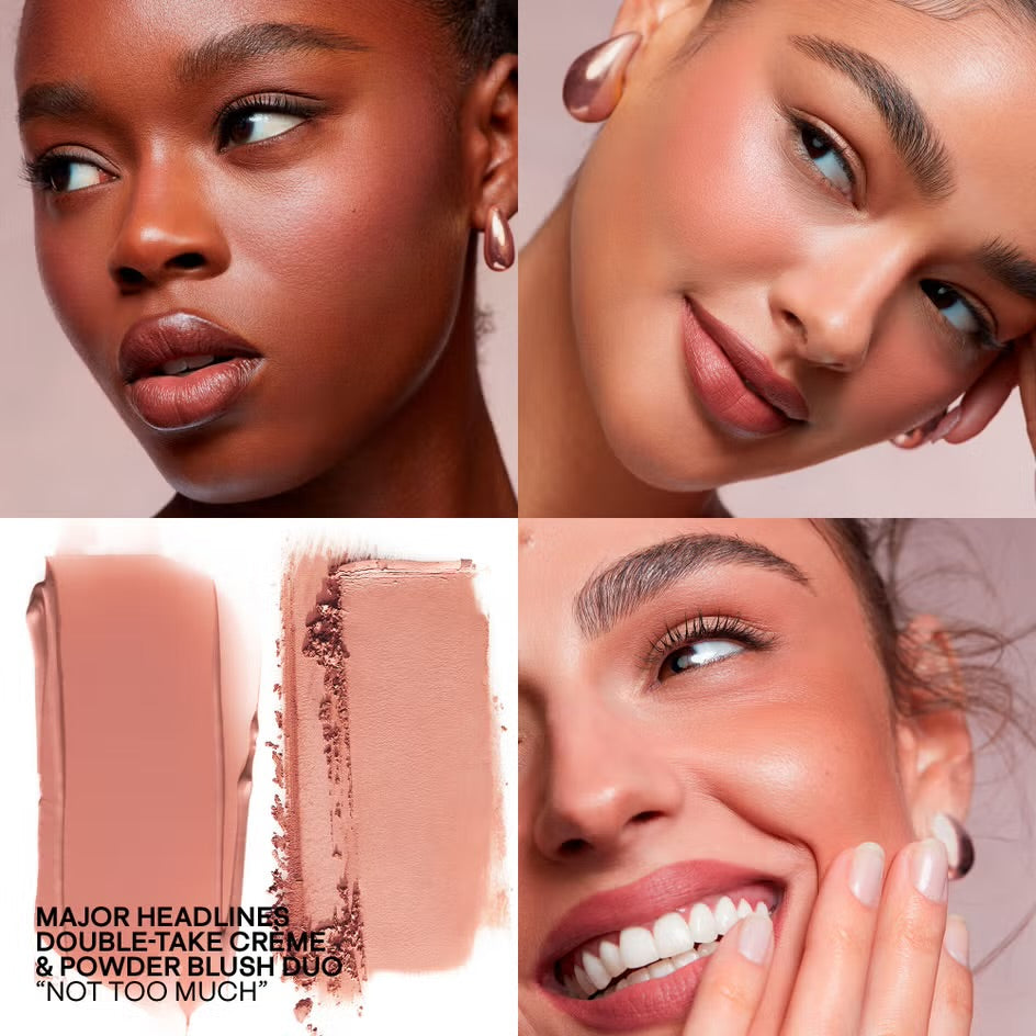 PATRICK TA
Major Headlines Double-Take Cream and Powder Blush Duo