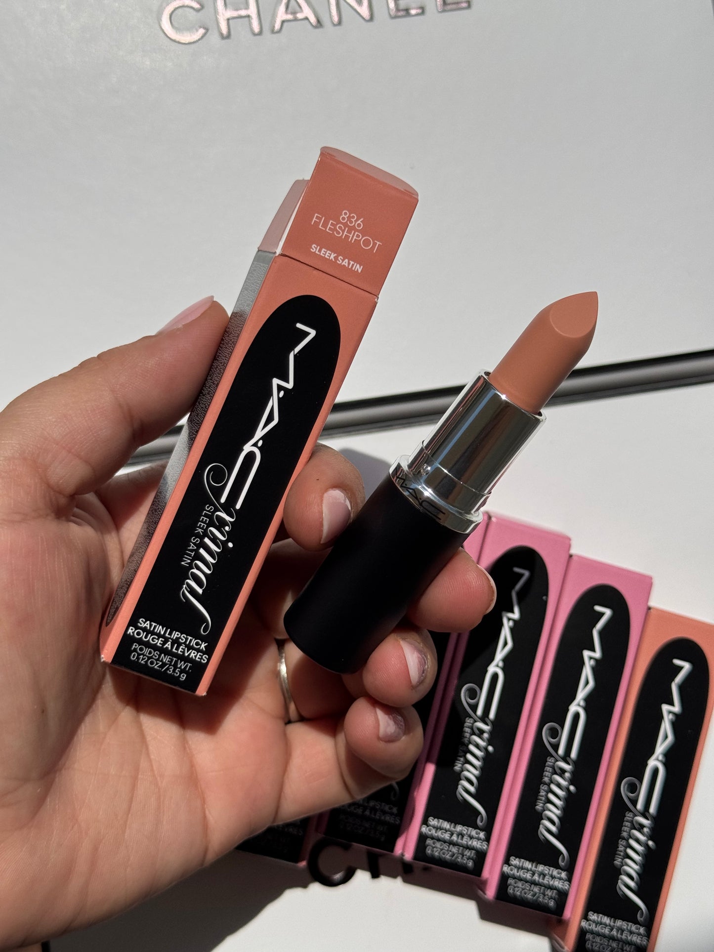 MAC Cosmetics
M·A·Cximal Sleek Satin 8HR Full-Coverage Hydrating Lipstick