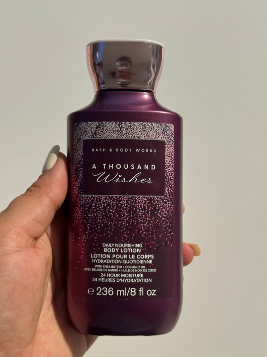 Bath & Body Works
A Thousand Wishes 
Daily Nourishing Body Lotion 236 ml
