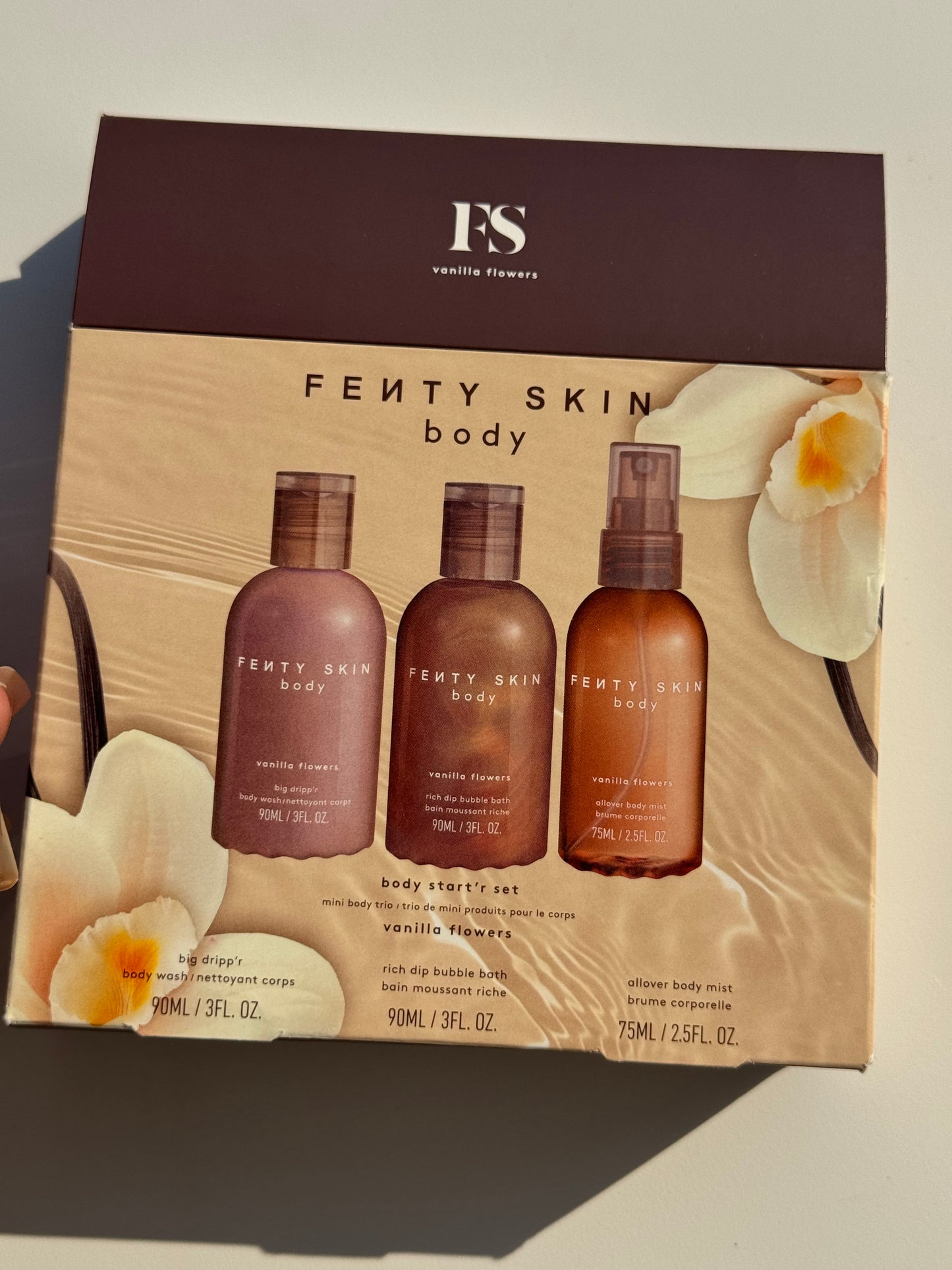 FENTY SKIN
FENTY SKIN BODY START’R SET
2x90 ml 1x75 ml