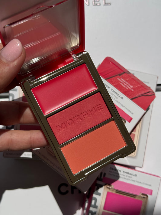 MORPHE
CHEEK THRILLS MULTI-FINISH FACE TRIO