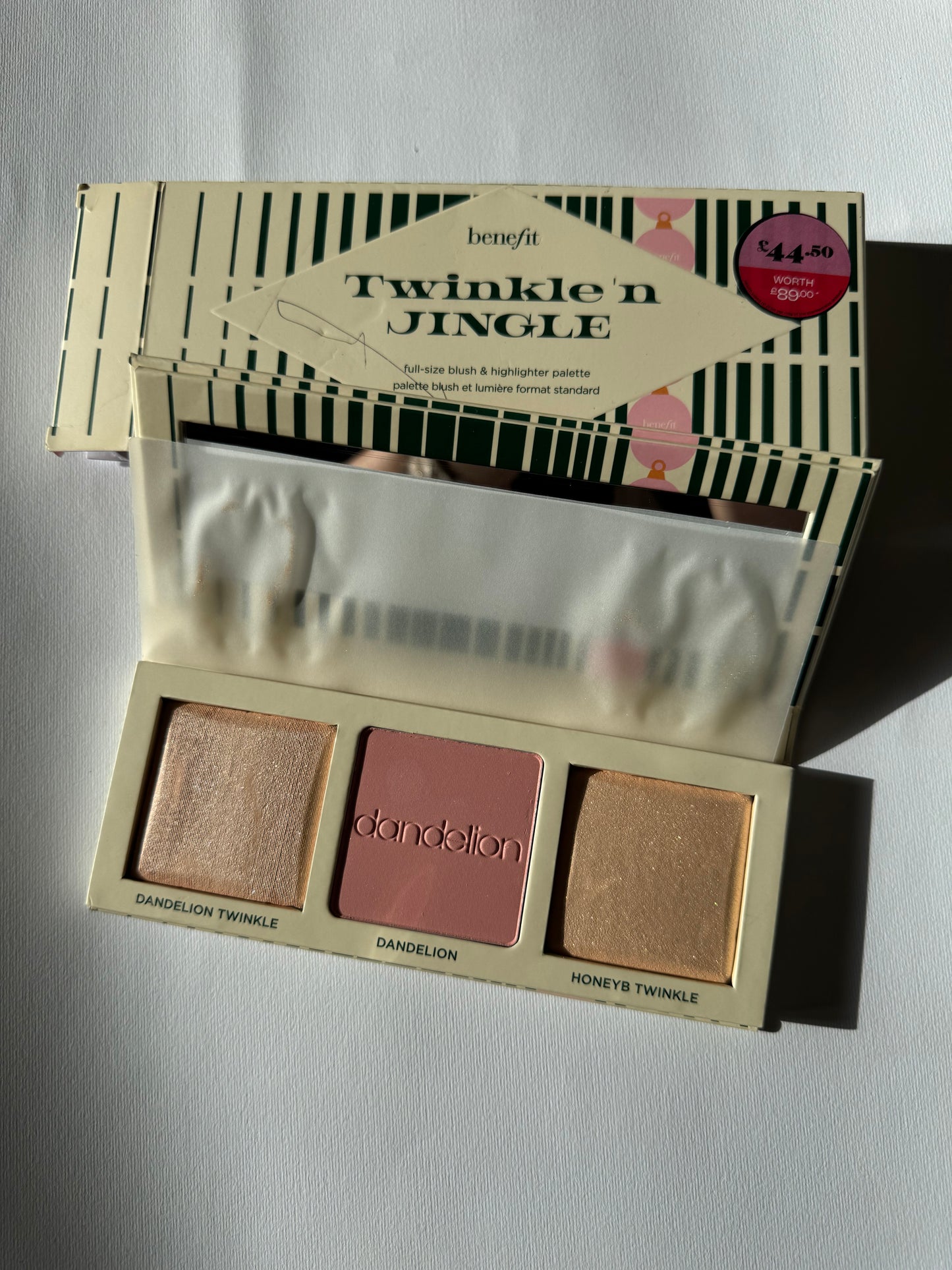 Benefit Twinkle’N Jingle                   Full Size Blush & Highlighter Palette