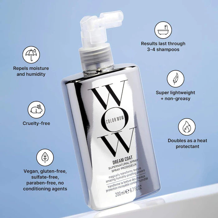 COLOR WOW
Dream Coat Supernatural Treatment Spray for Frizzy Hair 200 ml