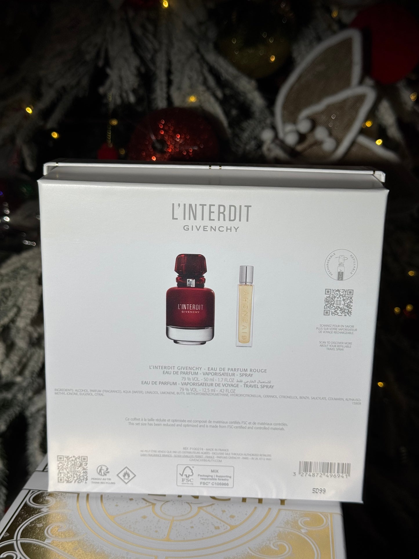 Givenchy Gift Set
L’Interdit EAU DE PARFUM Rouge 
50ml+12.5ml