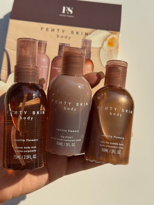 FENTY SKIN
FENTY SKIN BODY START’R SET
2x90 ml 1x75 ml