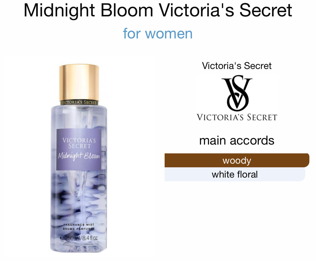 Victoria’s Secret
Midnight Bloom
Fragrance Lotion