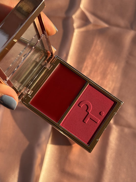 PATRICK TA 
Major Headlines Double-Take Crème & Powder Blush Duo