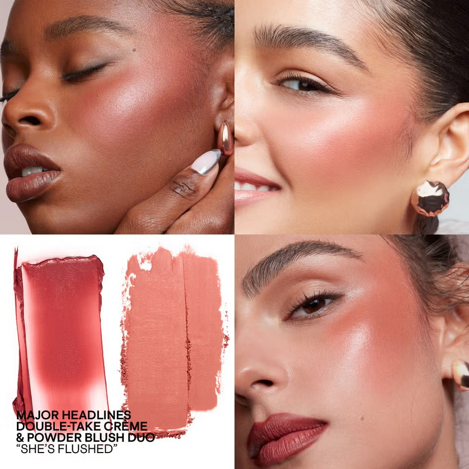 PATRICK TA
Major Headlines Double-Take Cream and Powder Blush Duo
