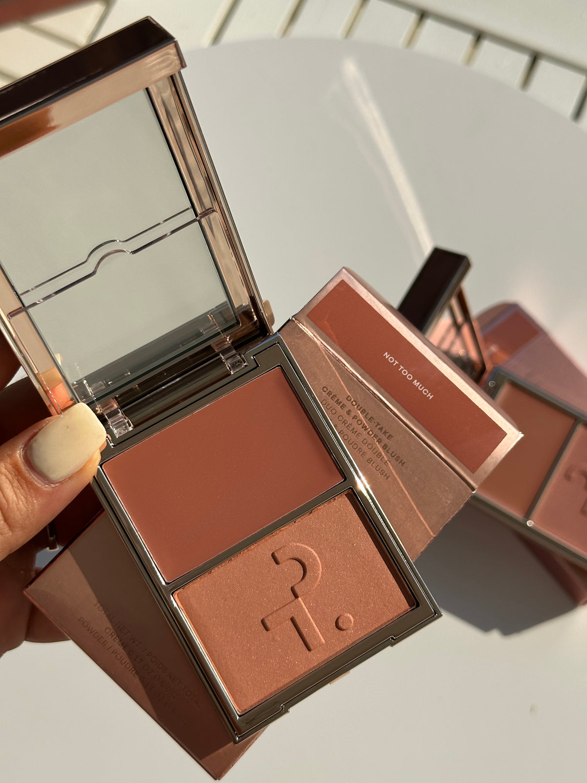 PATRICK TA
Major Headlines Double-Take Cream and Powder Blush Duo