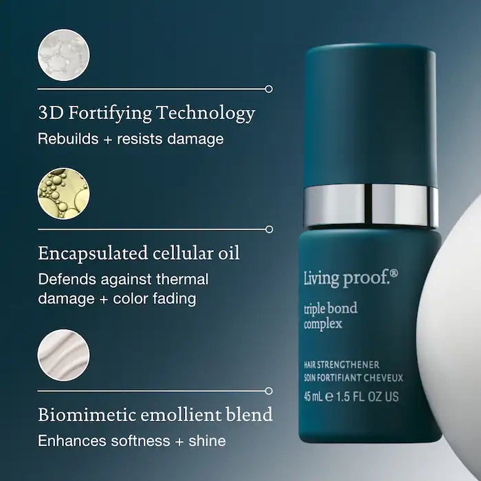 Living Proof
Triple Bond Complex Leave-in Hair Treatment 45 ml