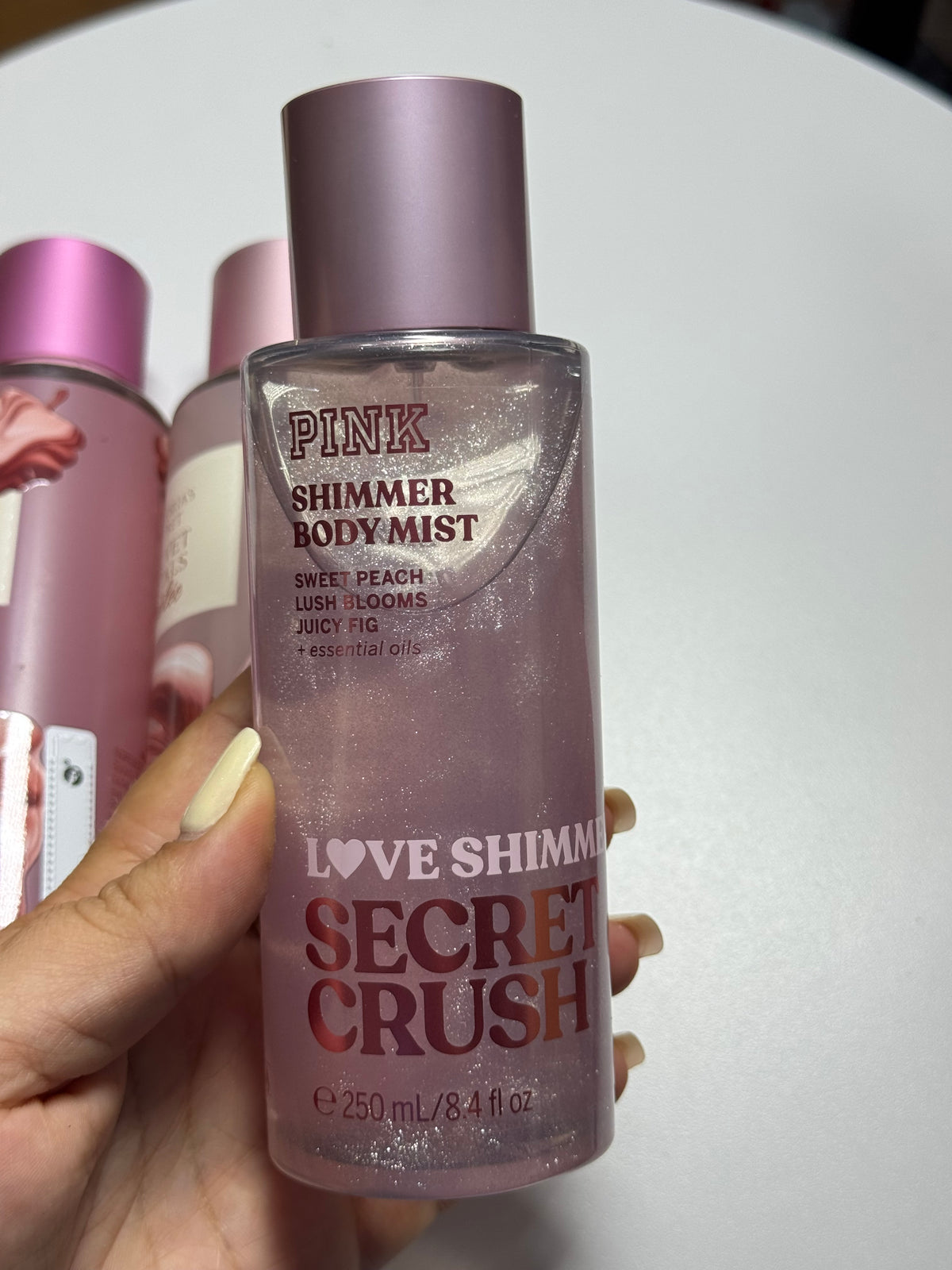 Victoria’s Secret
Pink Shimmer Body Mist
Secret Crush 250 ml