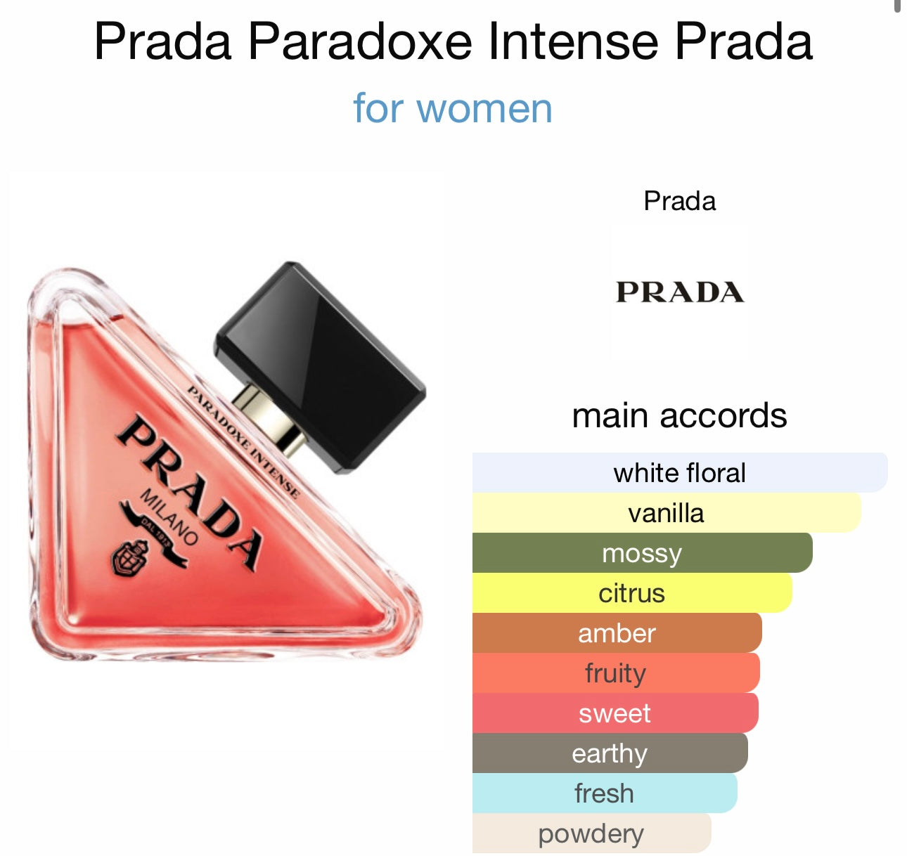 Prada Paradoxe Intense Eau De Parfum 90 ml