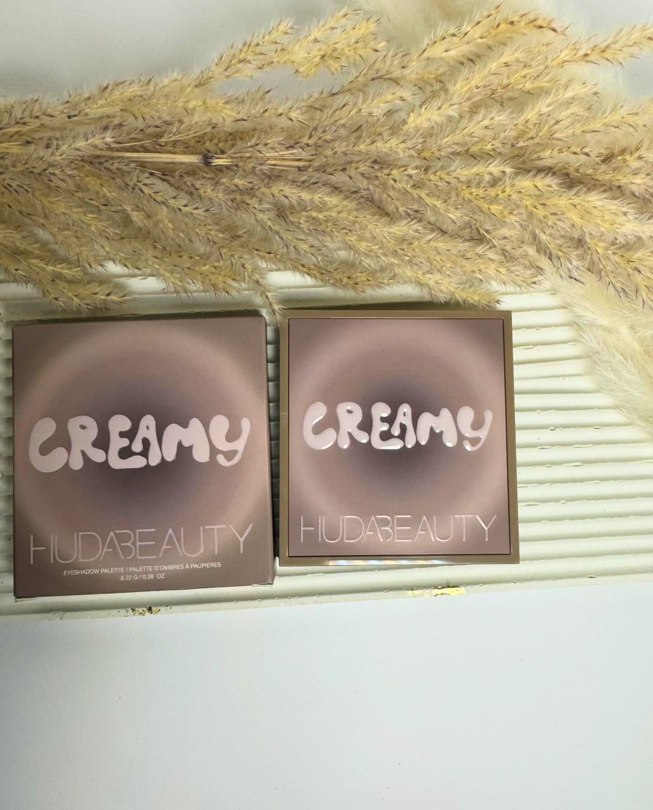 HUDA BEAUTY
Greige Creamy Obsessions Eyeshadow Palette