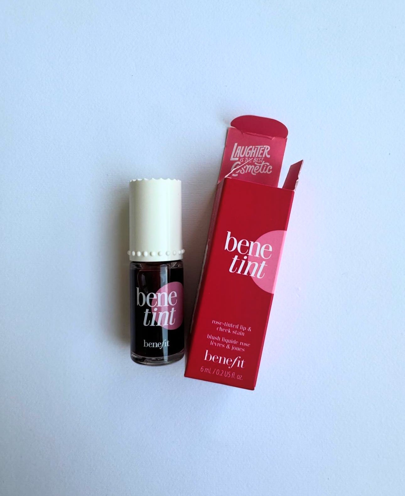 Benefit
Benetint 
Rose Tinted Lip & Cheek Stain